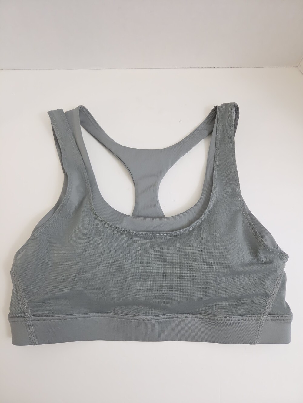Small Avia Sage Green Double Layer Mesh Sports Bra - Removeable Pad Inserts